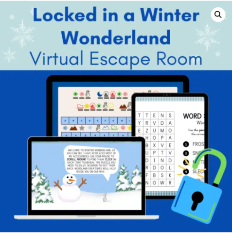Winter Wonderland Virtual Escape Room | Yavapai Library Network